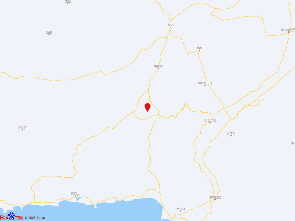 巴基斯坦（北纬27.90度，东经66.25度）发生5.9级地震