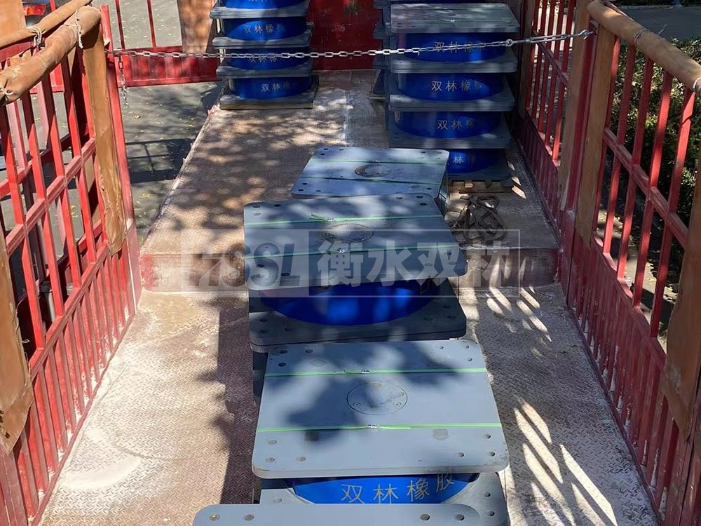 抗震橡胶支座 建筑铅芯减震支座 LNR1400天然橡胶支座厂家